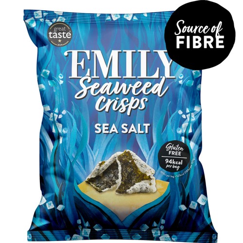 Emily Seaweed Crisps, Sea Salted