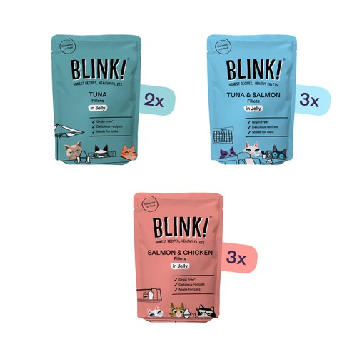 Blink Fish Selection Multipack Wet Cat Food