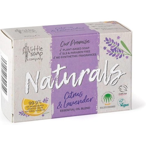 Little Soap Company Naturals Bar Soap Citrus & Lavender 