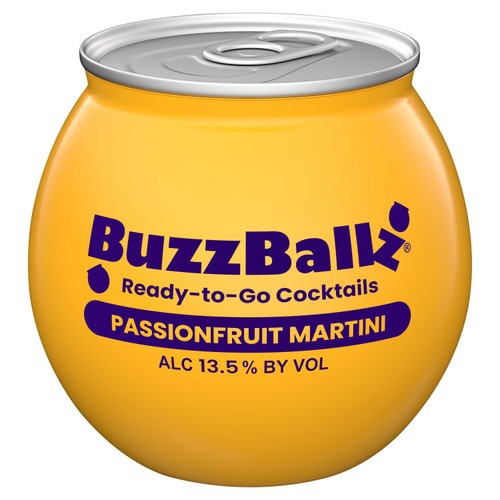 BuzzBallz Passionfruit Martini Cocktail Can