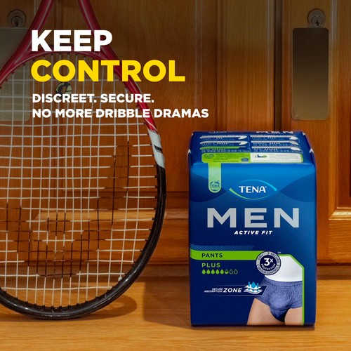 TENA Men Active Fit Incontinence Pants Plus Large