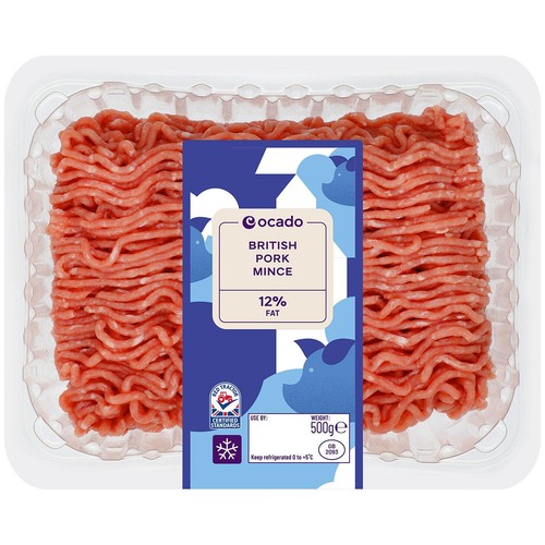 Ocado British Pork Mince 12% Fat