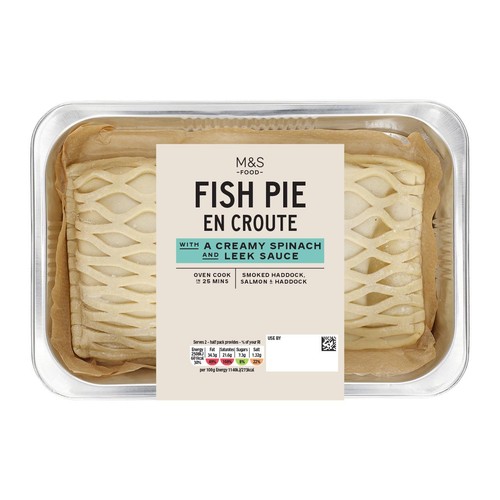 M&S Fish Pie En Croute