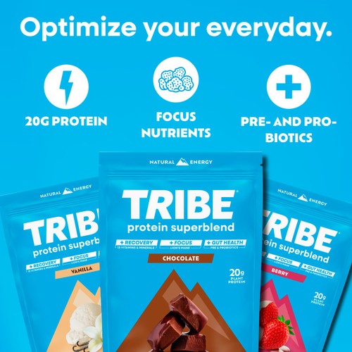 TRIBE Superblend Protein Powder Chocolate