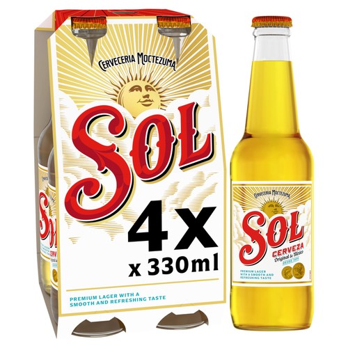 Sol Mexican Lager Bottles