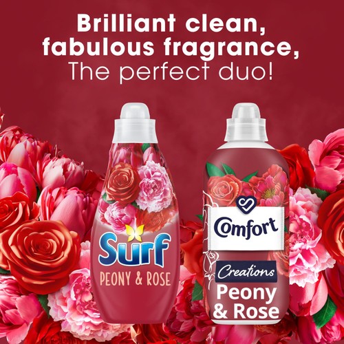 Surf Peony & Rose Liquid Laundry Washing Detergent 24 Washes