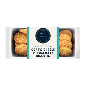 M&S Collection All Butter Goat's Cheese & Rosemary Biscuits