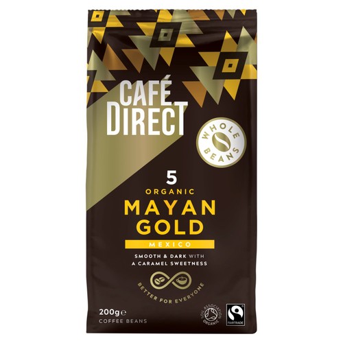 Cafédirect Organic Mayan Gold Whole Beans