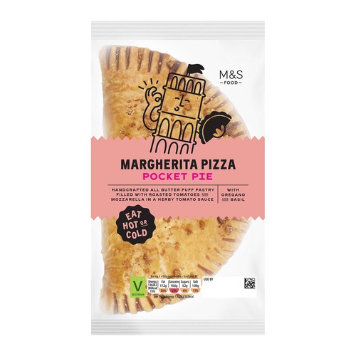 M&S Margherita Pizza Pocket Pie