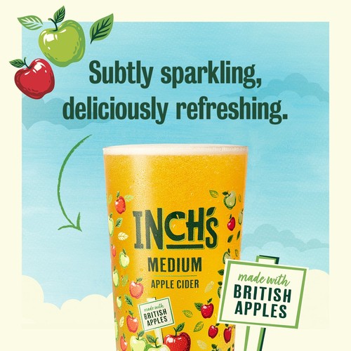 Inch's Medium Apple Cider Can
