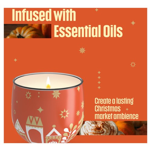 Glade Festive Candle Pumpkin Spiced Latte