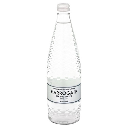 Harrogate Spring Water Sparkling Glass Bottle