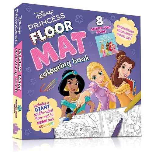 Disney Princess Floor Mat Colouring