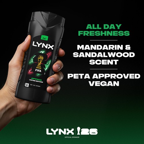 Lynx Africa Body Wash Shower Gel