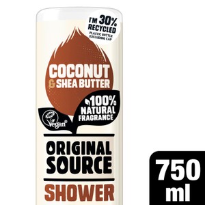 Original Source Original Source Coconut And Shea Butter Shower Gel 100 Percent Natural Fragrance Vegan Cruelty Free Paraben Free Bulk Buy Pack Of 6 X 500 Ml | Best Price UAE | Dubai, Abu Dhabi - View #12