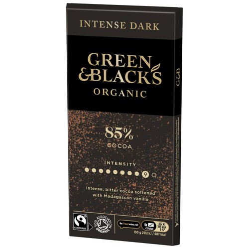 Green & Black's Organic 85% Dark Chocolate Bar