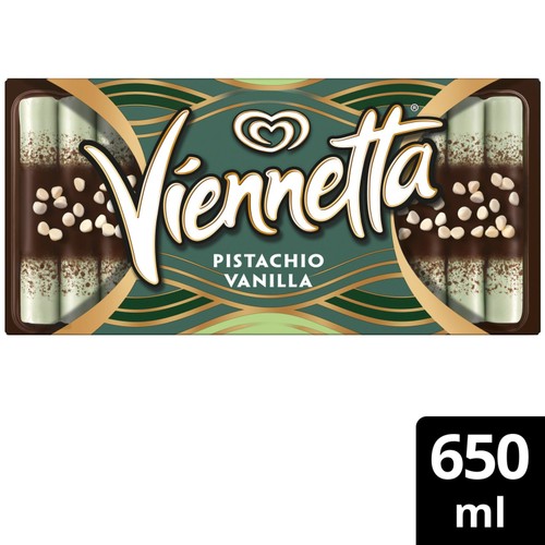 Viennetta Pistachio Vanilla Ice Cream Frozen Dessert