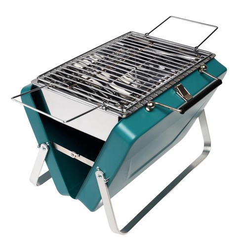Rex London Portable Suitcase BBQ Petrol Blue