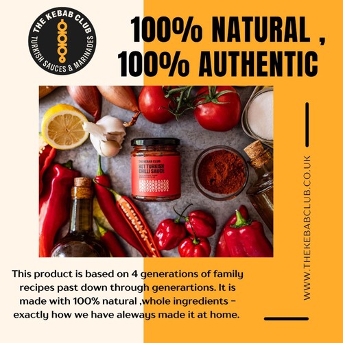 The Kebab Club Hot Turkish Chilli Sauce