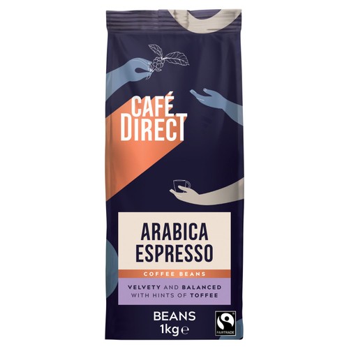 Cafedirect Fairtrade Arabica Espresso Coffee Beans