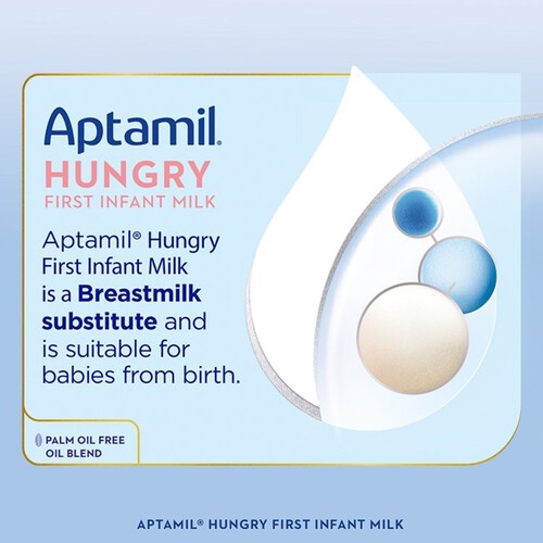 Aptamil Hungry First Infant Baby Milk Formula Powder from Birth