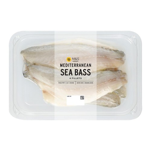 M&S 4 Sea Bass Fillets