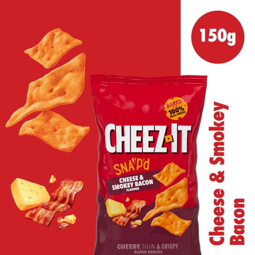 Cheez-it SNAP'D Cheese & Bacon Sharing Crisps