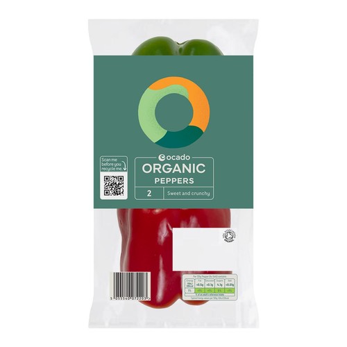 Ocado Organic Peppers (Colours may vary)