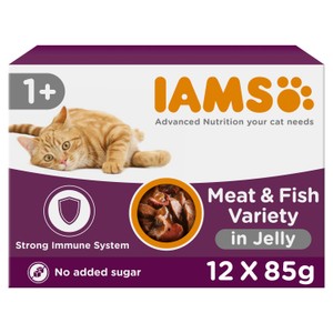IAMS Delights 7+ Cat Land & Sea Collection 8s