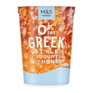 0% Fat Greek Style Natural Yogurt With Honey