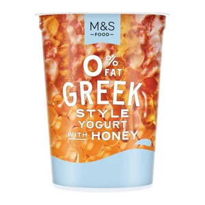 M&S 0% Fat Greek Style Natural Yogurt With Honey
