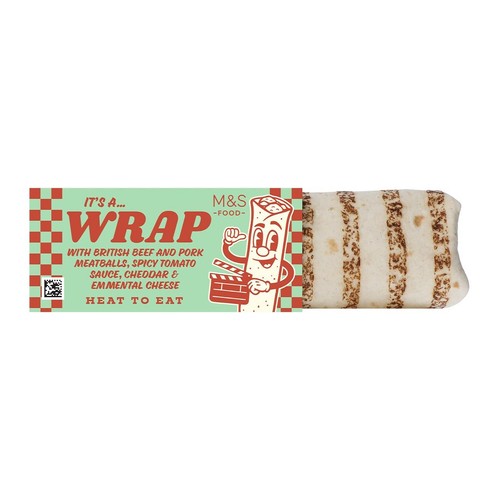 M&S Spicy Meatball Wrap