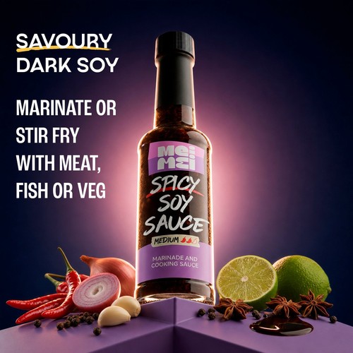 Mei Mei Spicy Dark Soy Stir Fry Sauce