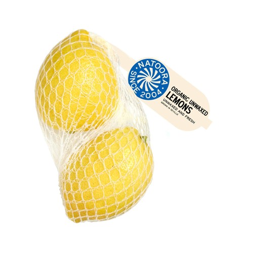 Natoora Italian Organic Unwaxed Lemons