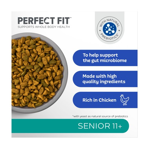 Perfect Fit Senior Dry Cat Food Chicken