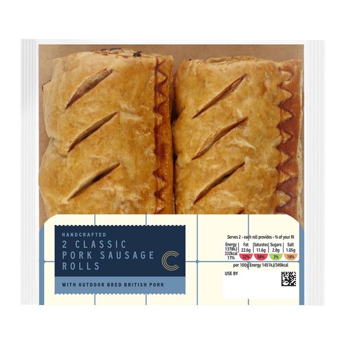 M&S Collection 2 Pork Sausage Rolls