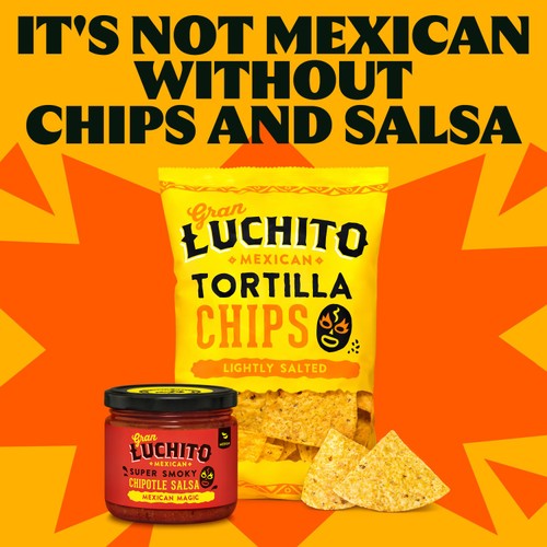Gran Luchito Lightly Salted Corn Tortilla Chips