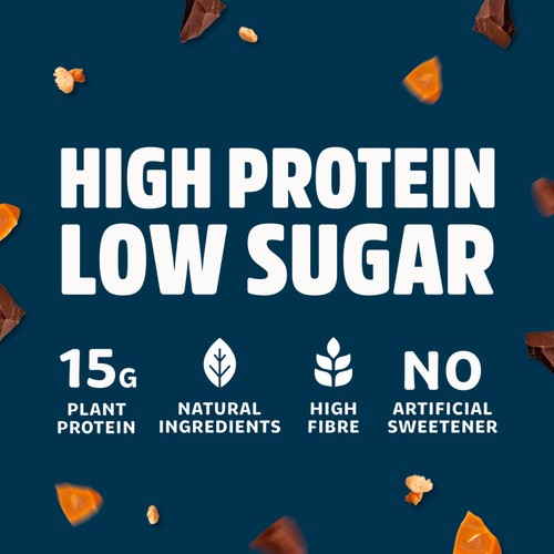 TREK High Protein Low Sugar Choc Caramel Protein Bar