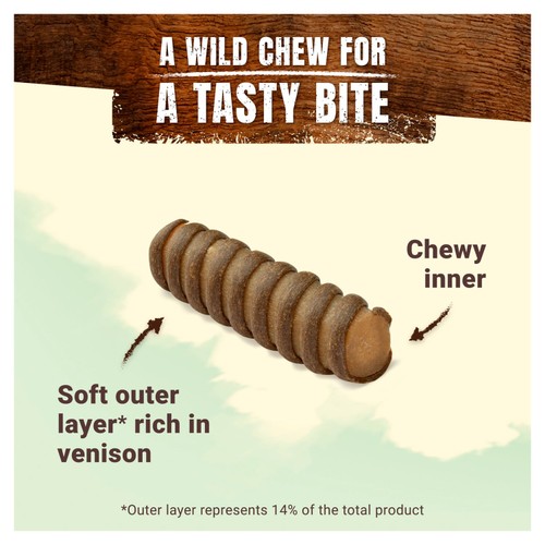 Adventuros Wild Chew Venison Small Dog Treats