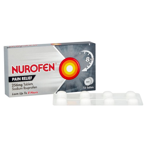 Nurofen pain relief Ibuprofen 256mg tabs