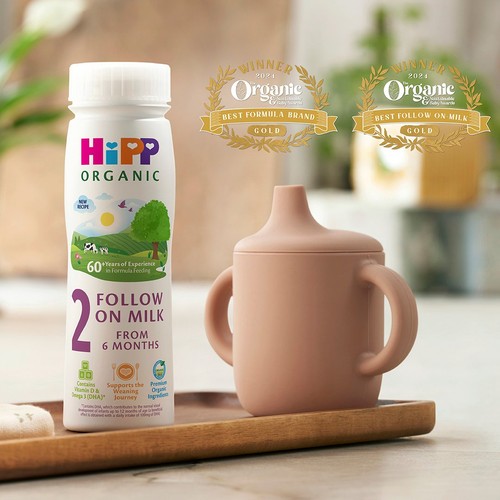 HiPP Organic 2 Follow On Baby Milk Liquid Formula From 6 months 
