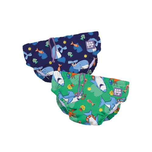 Bambino Mio Reusable Swim Nappy, Squeak & Finn, 2-3 years Size 4-5