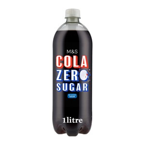 Cola Zero Sugar Strawberries 'N' Cream Flavour Bottle 500ml