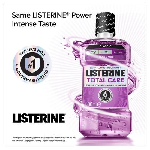 Listerine Total Care Intense Mint Classic Mouthwash