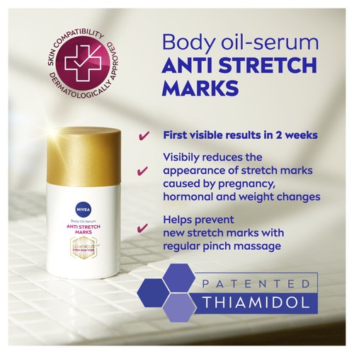 NIVEA Luminous 630 Anti-Stretch Mark Body Oil Serum