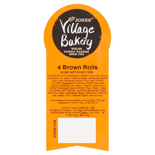 Village Bakery Brown Rolls
