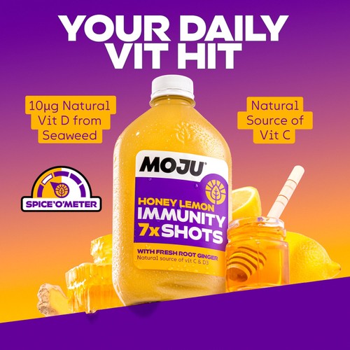 Moju Honey Lemon Dosing Bottle 7x Shots