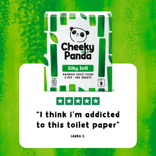 Cheeky Panda Silky Soft Bamboo Toilet Paper
