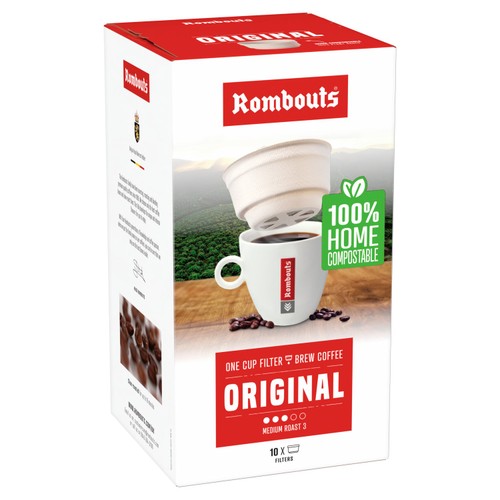 Rombouts Original Compostable One Cup Filter Coffee