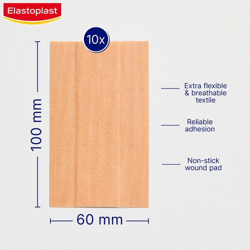 Elastoplast Extra Flexible Cut to Size Breathable Fabric Plaster 1m x 6cm